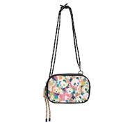 FRODOTGV Petit sac à main pour homme, motif panda chinois, sac à main multipoches, bandoulière réglable, Couleur 02, 1 Size