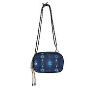 FRODOTGV Portefeuille aquarelle motif cœurs rose violet pour homme, sac à bandoulière croisé tendance avec sangle réglable, Couleur 04, 1 Size