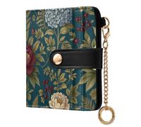FRODOTGV Portefeuille imperméable en cuir synthétique pour femme avec blocage RFID portable et élégant, Parchemins de forêts, One Size, Décontracté
