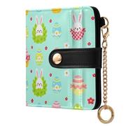 FRODOTGV Portefeuille pour femme en cuir PU souple anti-vol Taille compacte Élégant usage quotidien, Œuf de lapin de Pâques amusant, One Size, Décontracté