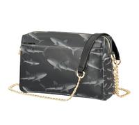 FRODOTGV Sac à bandoulière pour femme Capacité 2,5 l | Cuir PU souple imprimé sur toute la surface multi-poches léger travail touristique prédateur ombre