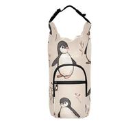 FRODOTGV Sac à dos à bandoulière avec cordon de serrage et porte-bouteille pour randonnée, convient aux bouteilles de 50/61/81/1,2 l