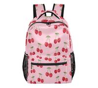 FRODOTGV Sac à dos d'extérieur 1 principal, 2 côtés, 1 fermeture éclair avant et 4 poches intérieures, bretelles rembourrées réglables pour adolescents, garçons, filles, activités de plein air, taille
