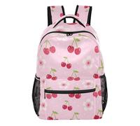 FRODOTGV Sac à dos d'extérieur 1 principal, 2 côtés, 1 fermeture éclair avant et 4 poches intérieures, bretelles rembourrées réglables pour adolescents, garçons, filles, activités de plein air, taille
