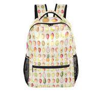 FRODOTGV Sac à dos d'extérieur 1 principal, 2 côtés, 1 fermeture éclair avant et 4 poches intérieures, bretelles rembourrées réglables pour adolescents, garçons, filles, activités de plein air, taille