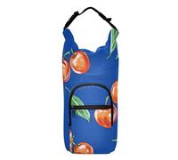 FRODOTGV Sac de transport élégant pour bouteille d'eau orange, cerise, bleu, pour randonnée, randonnée, bouteille d'eau, sac à dos, convient aux bouteilles de 50/61/81/1,2 l