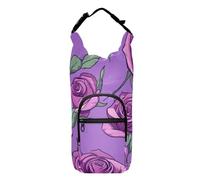 FRODOTGV Sac de transport pour bouteille d'eau avec poche pour téléphone portable - Porte-bouteille d'eau à fermeture éclair pour vélo - Convient aux bouteilles de 50/61/81/1,2 l