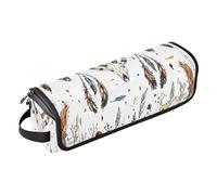 FRODOTGV Sac de voyage étanche pour outils de cheveux pour femme - Organiseur de voyage pour fer plat, fer à lisser, fer à friser, attrape-rêves occidentaux, crânes