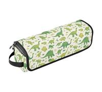FRODOTGV Sac de voyage portable pour fer à friser avec tapis en fer à repasser, organisateur d'accessoires de coiffure pour fers plats, lisseurs, champignons et escargots rétro de conte de fées