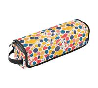 FRODOTGV Sac de voyage portable pour fer à friser avec tapis en fer à repasser, organisateur d'accessoires de coiffure pour fers plats, lisseurs, champignons et escargots rétro de conte de fées, Motif