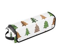 FRODOTGV Sac de voyage portable pour outils de coiffure, accessoire de voyage pour fers plats, lisseurs, fers à friser, collection d'icônes d'arbre de Noël, Collection d'icônes d'arbre de Noël, 1 Size