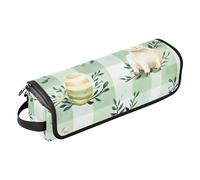 FRODOTGV Sac de voyage pour le jour de Pâques, les œufs de Pâques, les feuilles, les œufs, les cheveux, les outils de voyage et tapis résistant à la chaleur, étui de voyage imperméable pour fer à