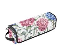 FRODOTGV Sac de voyage pour outils capillaires pour femme avec tapis de fer, hortensia aquarelle et eucalyptus pour fers plats, lisseurs, fers à friser