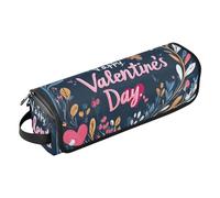 FRODOTGV Sac de voyage pour outils de cheveux pour femme - Motif floral et feuilles - Cœur - Happy Valentine's Day - Organiseur portable - Grand étui de voyage pour fer plat, outils chauds et