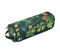 FRODOTGV Sac de voyage pour outils de cheveux pour femme - Trèfle porte-bonheur - Organiseur pour outils de cheveux - Sac de rangement pour outils chauds - Fer à friser - Fer à friser plat -