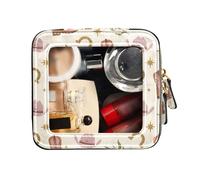 FRODOTGV Sacs de voyage pour produits de toilette - Motif bottes occidentales - Style bohème - Transparent - Pour vernis à ongles, Bottes Western Design Boho Scotland, 1 Size