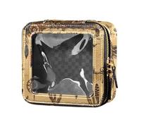FRODOTGV Taxi Cars Trousse de maquillage de voyage Blanc transparent, 18, 1 Size