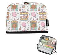 FRODOTGV Trousse à crayons de grande capacité multifonction pour l'école des enfants, les incontournables des ours heureux