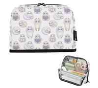 FRODOTGV Trousse à crayons de grande capacité - Organiseur de bureau mignon pour adolescents paresseux élémentaires