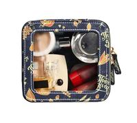 FRODOTGV Trousse de toilette étanche en cuir avec fermeture éclair et inscription Happy Autumn and Thanks Giving, Happy Autumn And Thank Giving, 1 Size