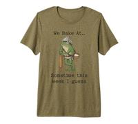Frog Baker Procrastination Baking Humorous Frog Baker T-Shirt Haut de Gamme