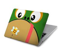 Frog Bee Cute Cartoon Etui Coque Housse pour MacBook Pro 14 M1-M5 A2442 A2779 A2992 A2918 A3112 A3185 A3401 A3434 A3112