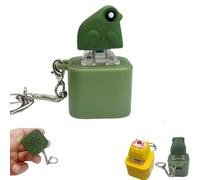 Frog Croaking Fidget Toy, Frog Croaking Stress Reliever, Frog Croaking Fidget Toy - Porte-clés Rechargeable de Cochon quacking, soulagement de Stress de Cochon quacking avec des lumières colorées (A)