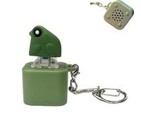 Frog Croaking Fidget Toy,Rechargeable Frog Croaking Keychain,Keyboard Fidget Clicker Toy with Colorful Lights,Fun & Portable Anxiety Relief Toys (Frogs Croak)