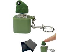 Frog Croaking Fidget Toy, Rechargeable Frogs Keychain, Frog Croaking Stress Reliever with Colorful Lights, Toy Keychain, Fun & Portable Anxiety Relief Toys (1PC Frog)