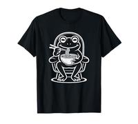 Frog Eating Ramen Kawaii Nouilles Japonaises Anime Gamer T-Shirt
