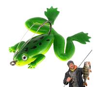 Frog Fishing - 2,16 po Fishing Lure réaliste et durable | Lifelike Frog Bait For Bass and Freshwater Fishing, Fishings Lure For Rivers, Lakes, Ponds, Angling, Sport Fishings