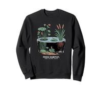 Frog Habitat Grenouilles Mare Sweatshirt