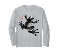 Frog Japanese Ink Wash Traditional Asian Art Manche Longue