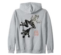 Frog Japanese Ink Wash Traditional Asian Art Sweat à Capuche
