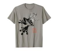 Frog Japanese Ink Wash Traditional Asian Art T-Shirt