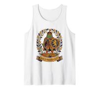 Frog Knight Shield Maiden on Duty Renaissance Fair Débardeur