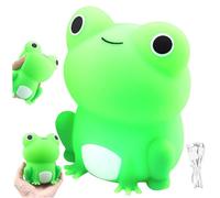 Frog Light for Kids Timer Dimmable Frog Lamp Re chargingable Pat Mignon Night Light Soft Eye Caring Cartoon Frog Frog Lampe de Nuit pour Les Enfants
