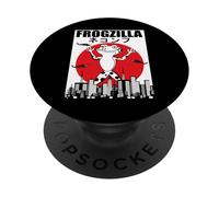 Frog Lover Frogzilla Pet Frog Amphibian PopSockets PopGrip Adhésif
