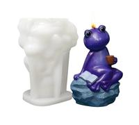 Frog Mold | Silicone Reusable Statue | Plaster Craft Making Mold - for Concrete Clay Candle Making Outdoor Home Yard Pathway Backyard Patio Driveway Window Room