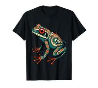 Frog Native American Indian Style Art Pacific Northwest T-Shirt