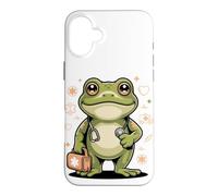 Frog Paramedic EMT EMS First Responder Cute Coque pour iPhone 16 Plus