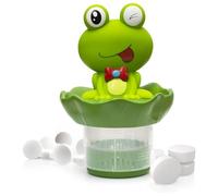 Frog Spa - Distributeur Flottant réglable, Cils de Chlore légers | Support Chimique de Piscine Durable de Longue durée, nettoyant de Spa de Grande capacité pour la hydrom