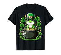 Frog St Patricks Day For Kids Boys Girls Cute Frog T-Shirt