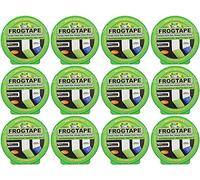 Frog Tape 142476.12 Lot de 12 rubans de masquage pour surfaces différentes Vert 48 mm x 41,1 m