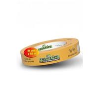 Frog Tape GoldPlus Ruban de Masquage Washi 24mm x 50m, Adhésif de Peintre Intérieur et Extérieur, Enlèvement Sans Résidus 60 Jours, Scotch Peinture pour Bords Nets, Résistant UV