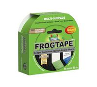 Frog Tape Ruban de masquage multi-surfaces vert pour peinture d'intérieur et décoration pour lignes nettes et sans bavure de peinture 48 mm x 55 m