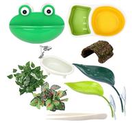 Frog Terrarium Accessories - Amphibian Tank Accessories for Climbing | Durable Amphibian Tank Accessories Create A Naturalistic, Functional Habitat For Pets In Home Or Office Setups.