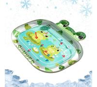 Frog Water Play Mat Portable Foldable Leakproof Waterproof Cooling Pad | Development Toy for Boys Girls Hot Weather Home Camping Park Travel Patio Car Backyard