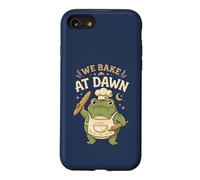 Frog We Bake At Dawn Funny Baking Humour Meme 2 Coque pour iPhone SE (2020) / 7/8