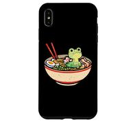 Frog Whisperer Ramen Eater Grenouille Crapaud Têtard Amphibien Coque pour iPhone XS Max